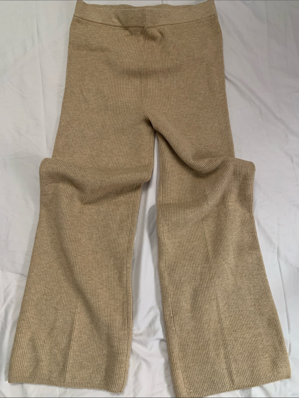 isabel by ingrid Tan Ribbed Maternity Pants